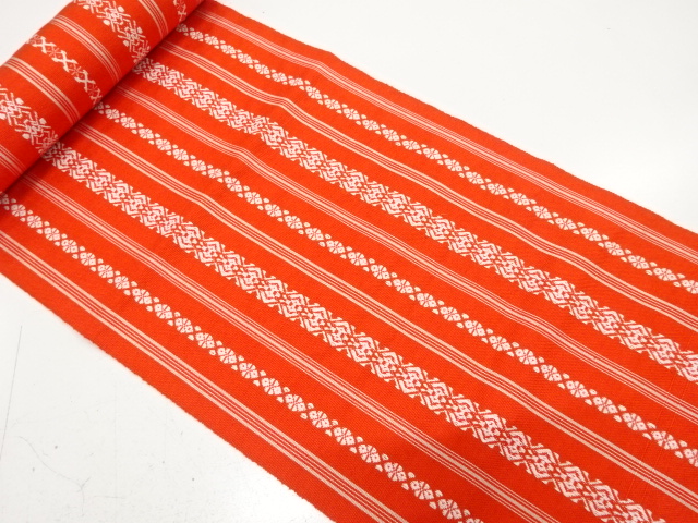 JAPANESE KIMONO / ANTIQUE BOLT FOR HASSUN OBI / HAKATA